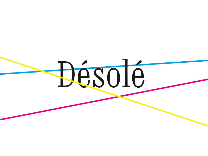 Désolé Typeface